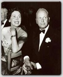 Maureen and John at Ciro's Restaurant in honor of Jimmy McHugh---1955